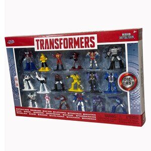 Transformers Nano Metalfigs Die-Cast 18-Pack Collectible Figures By Jada Toys
